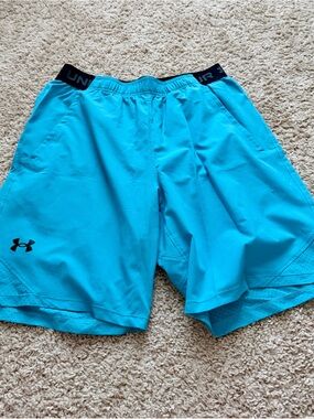 Under Armour Men’s Bright Teal/Black Athletic Shorts